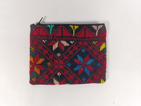 Porte-monnaie fermeture éclair à motifs 13 x 10 cm