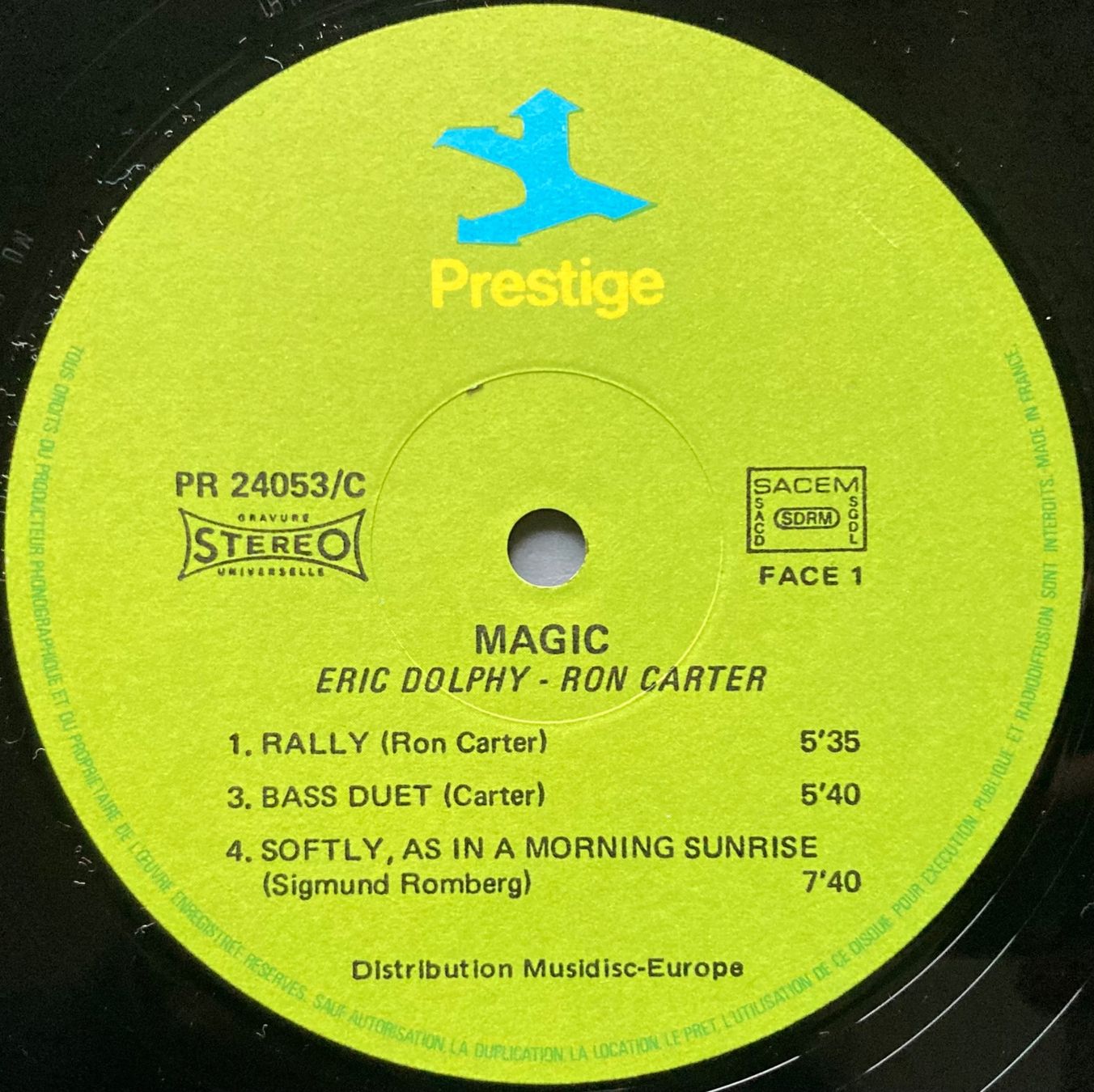 Schallplatten: ERIC DOLPHY / RON CARTER - MAGIC – Gebraucht aus Poliez-Pittet von Newtown-Records 3