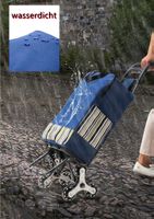 Einkaufstrolley 6 Räder Treppensteiger einkaufswagen klappba