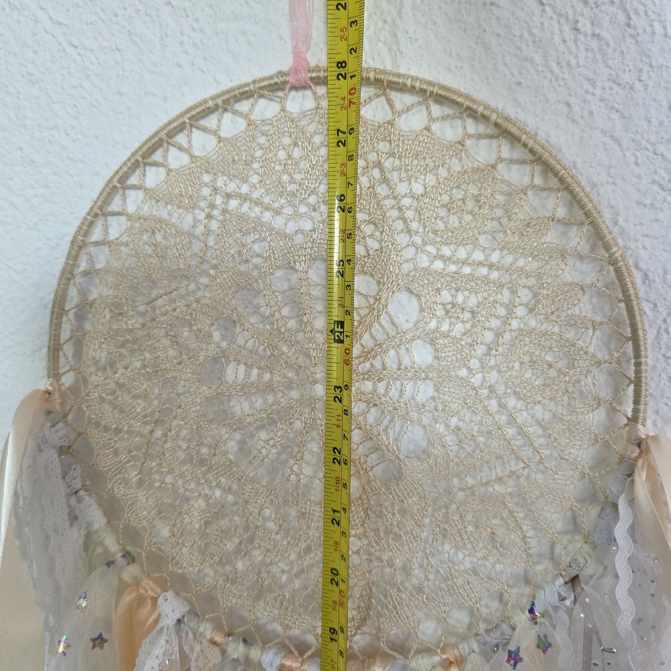 Tutte le decorazioni: Handgemachter Traumfänger in zarten Farben, Boho-Stil. – Nuovo (secondo la descrizione) da Rheinsulz venduto da Gilea 4