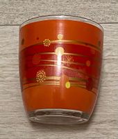 Glas rot/orange/gelb, ungefähre Masse: H 8 cm, Durchmesser 7