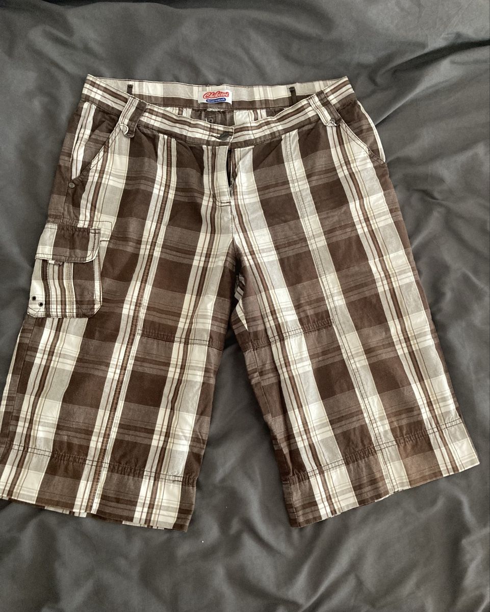 Pantaloni: karierte Damen Midi-Shorts, L  – Usato da Oberentfelden venduto da petle78