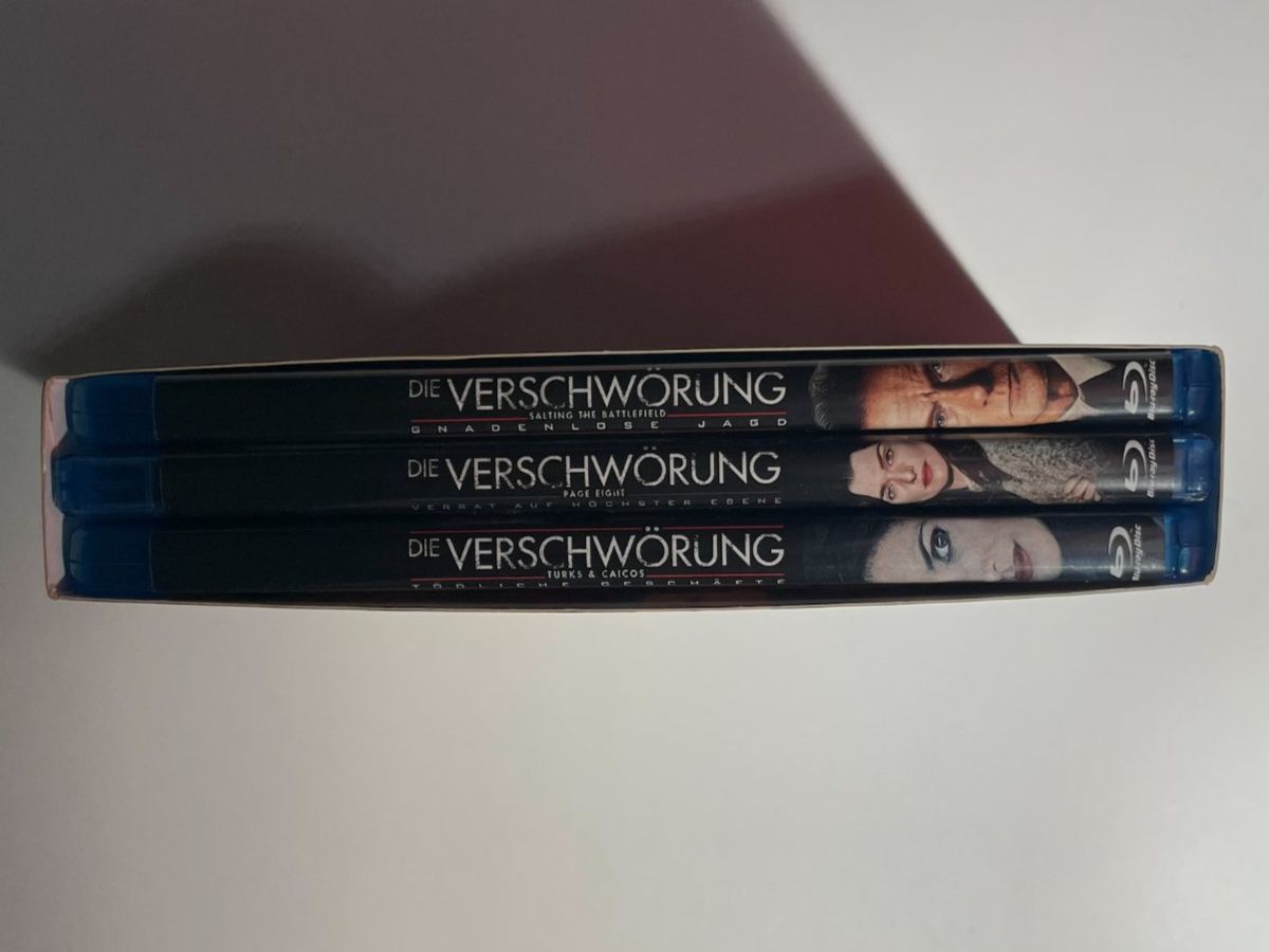 Tutti i DVDs: Blu-ray Trilogie "Die Verschwörung" – Usato da Dotzigen venduto da H-1994 1