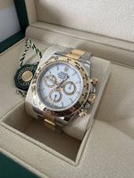 Rolex Daytona gold with white dial 40mm NEW
