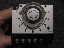Timer, Zeitrelais, 0,4 bis 10 Secunden, Schleicher, 220V