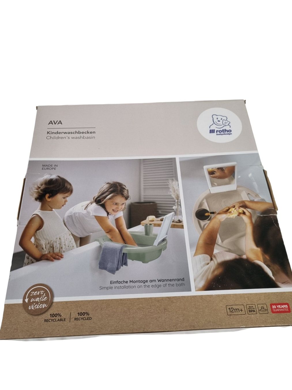 Lavabi & lavandini: ROTHO BABYDESIGN Kinderwaschbecken – Nuovo (secondo la descrizione) da Wangen b. Olten venduto da Restwert_Wangen 2