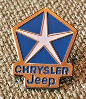 B334 - Pin Chrysler Jeep Logo