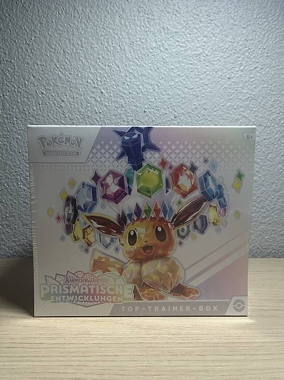 Pokémon Carte collezionabili: Prismatische Entwicklung Top Trainer Box – Nuovo e nell'imballaggio originale da Volketswil venduto da aim_kc7m