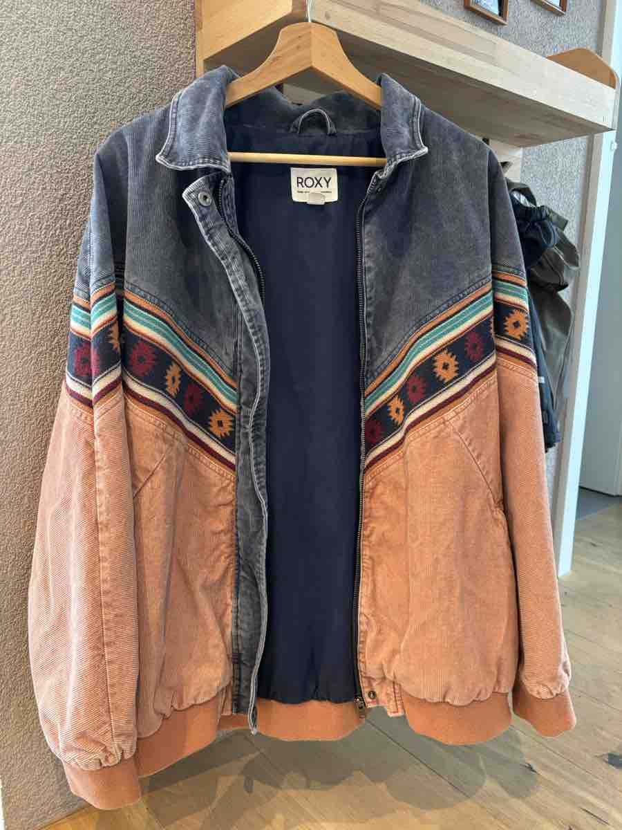 Roxy Jacken: Roxy Cordjacke im Ethno-Stil Gr. L – Neu (gemäss Beschreibung) aus Niedermuhlern von B-Boom 1