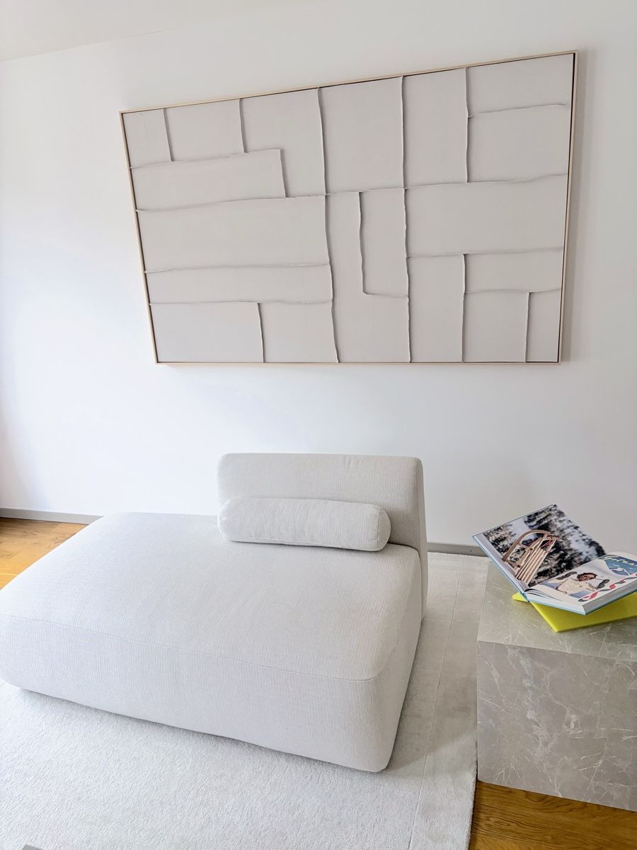 Sofas: Westwing Collection Sofia Ottomane-Modul weiss – D'occasion à Zürich par and_v5kz 7