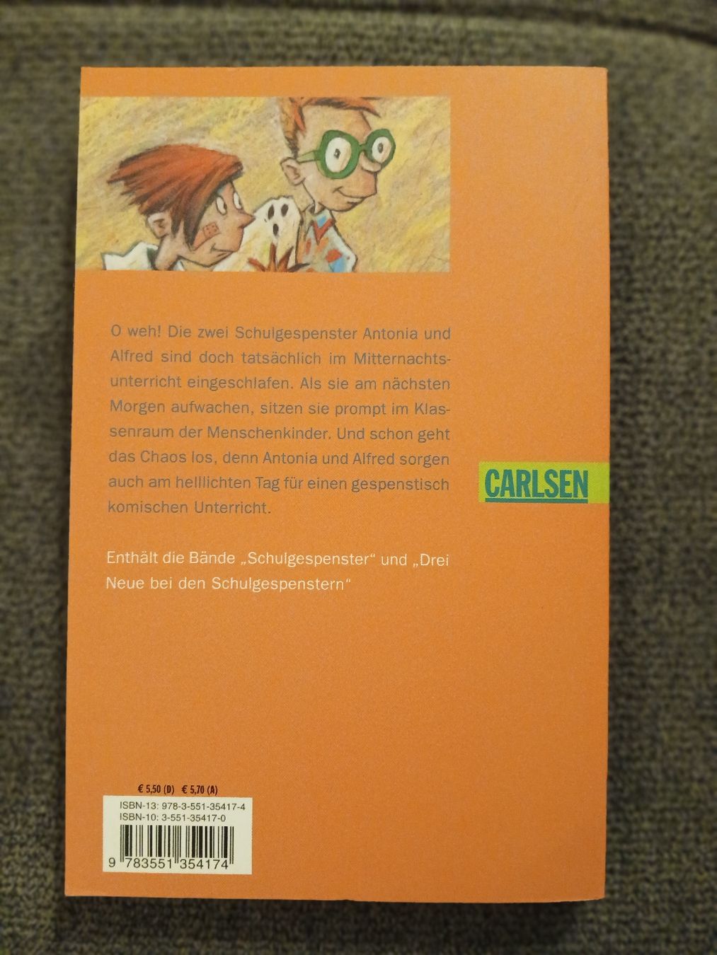 Libri: Achim Bröger: Schulgespenster - Kinderbuch – Nuovo (secondo la descrizione) da Liestal venduto da piperpa 1