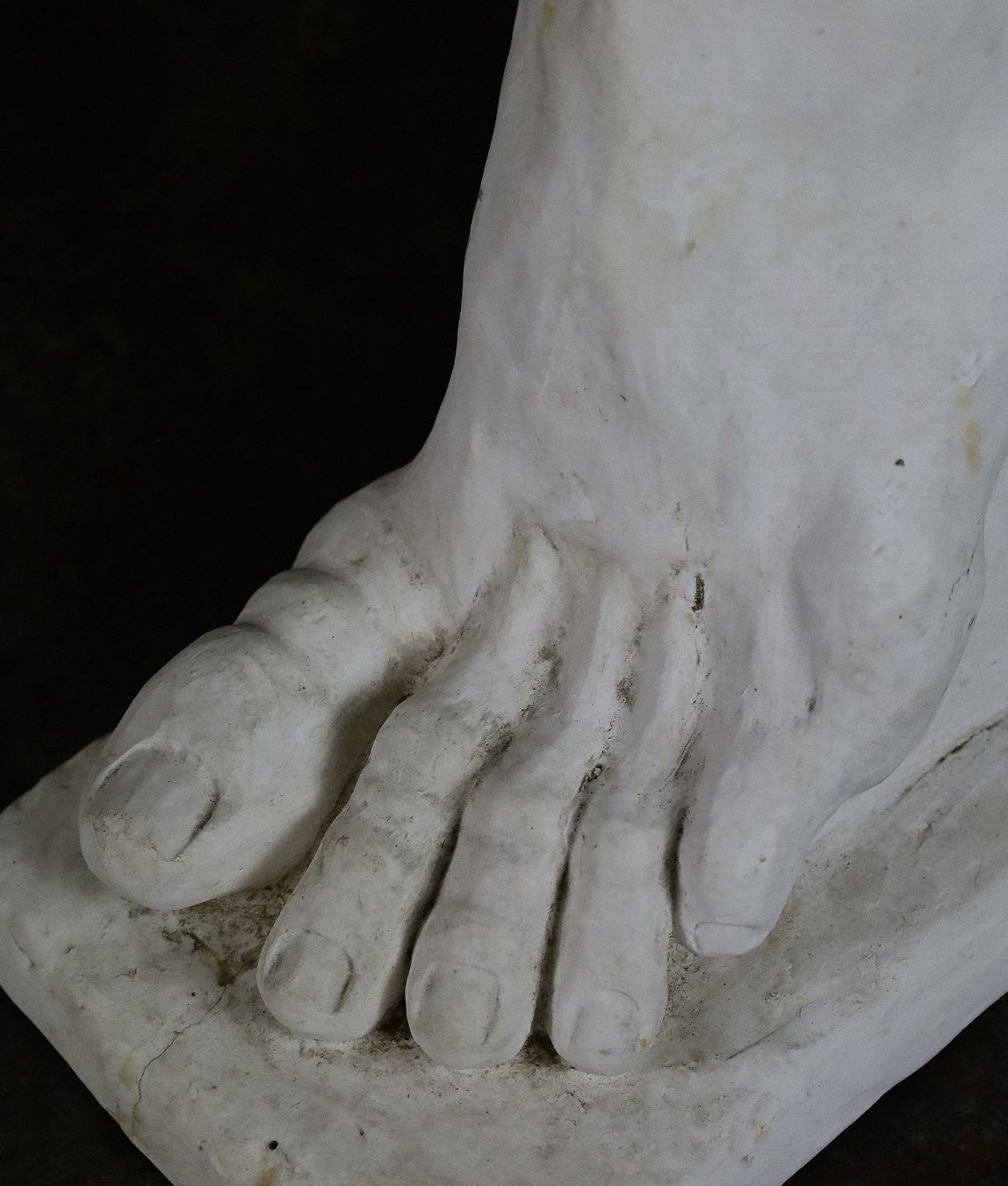 Sculture & Statue: Studie, Gipsstudie, Gips Statue, Statuette, "Fuss" – Usato da Birrwil venduto da brandschatz_birrwil 2