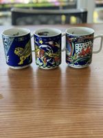 Bopla Becher Set 3 Stk. Porzellan 10.5cm Höhe guter Zustand