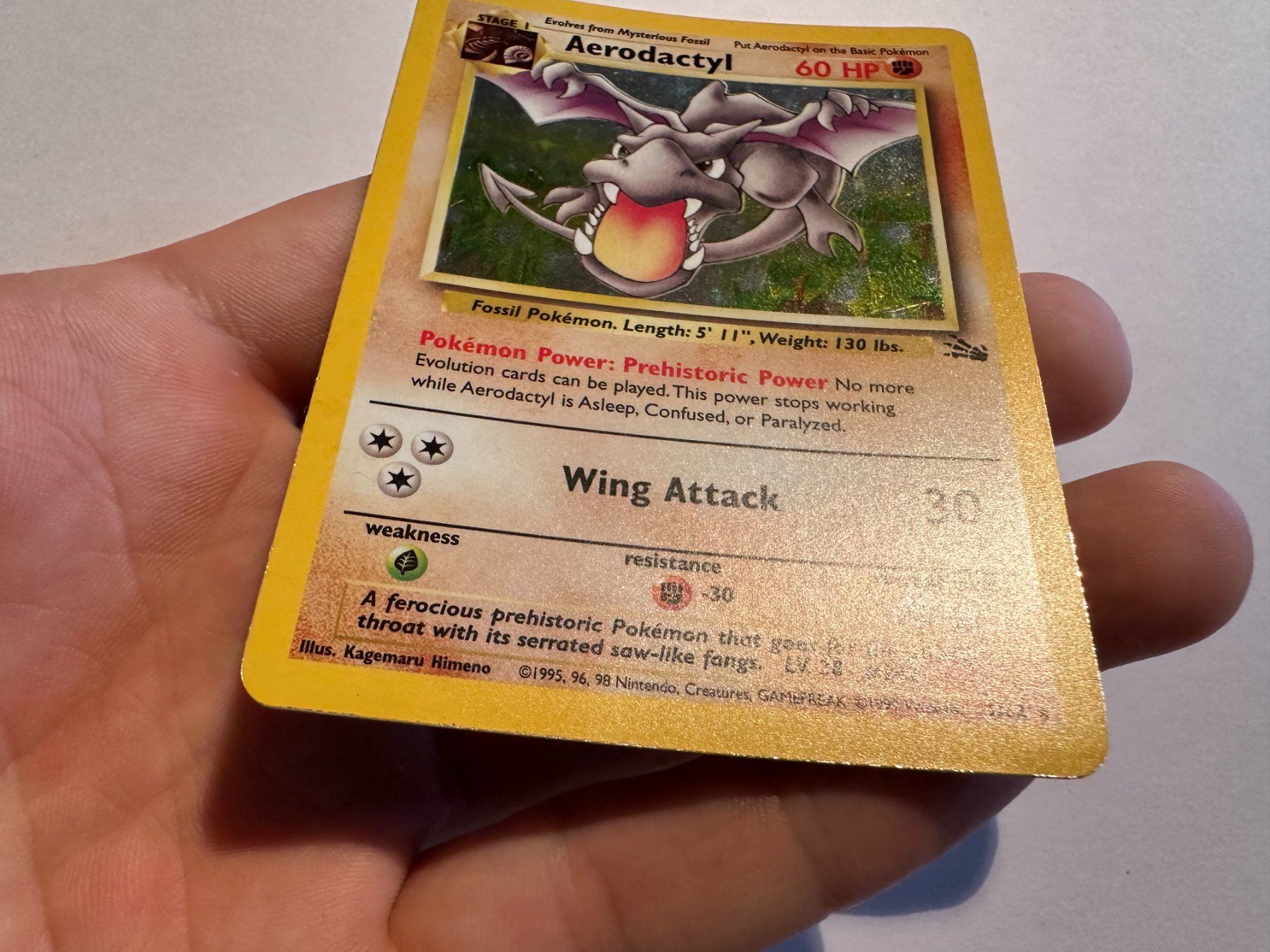 Pokémon Sammelbilder & Trading cards: Aerodactyl holo Fossil EN – Gebraucht aus Hagendorn von Pokecollectorch 2