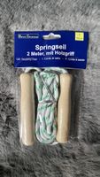 Springseil 2m mit Holzgriff - Top Zustand für Sport OVP 