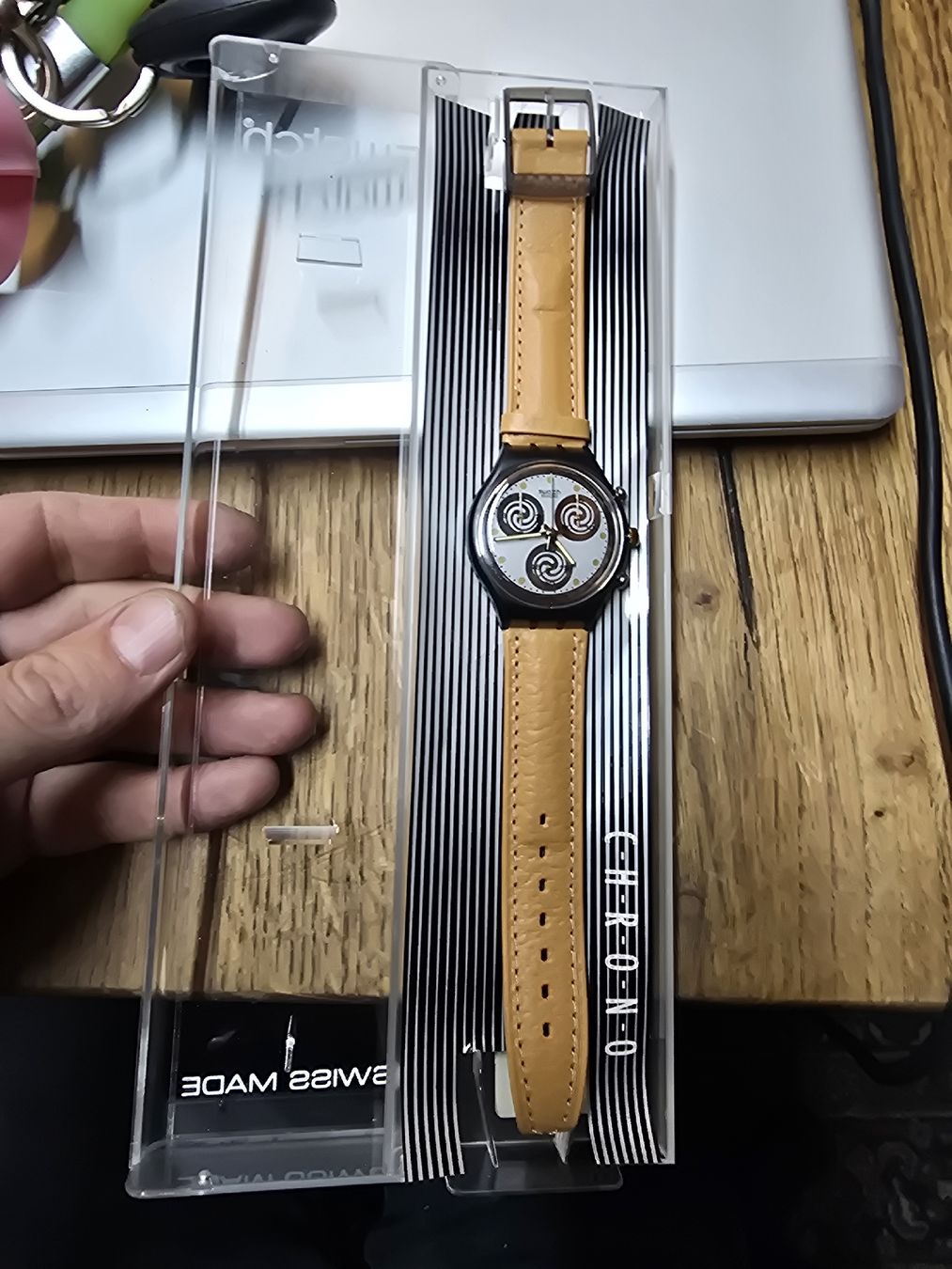 Swatch Orologi: Swatch Chronograph SR618 OVP seit 1992!  – Nuovo e nell'imballaggio originale da Rorschach venduto da TimelessTrading 5