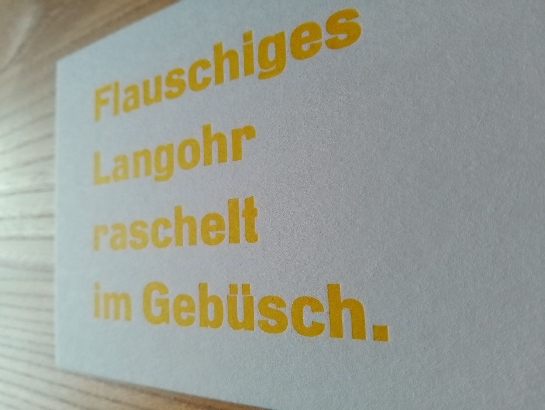 Cartoline: 4 Postkarten in Bleisatz auf Bierdeckel-Karton inkl. Couvert – Nuovo e nell'imballaggio originale da Luzern venduto da Seri4 4
