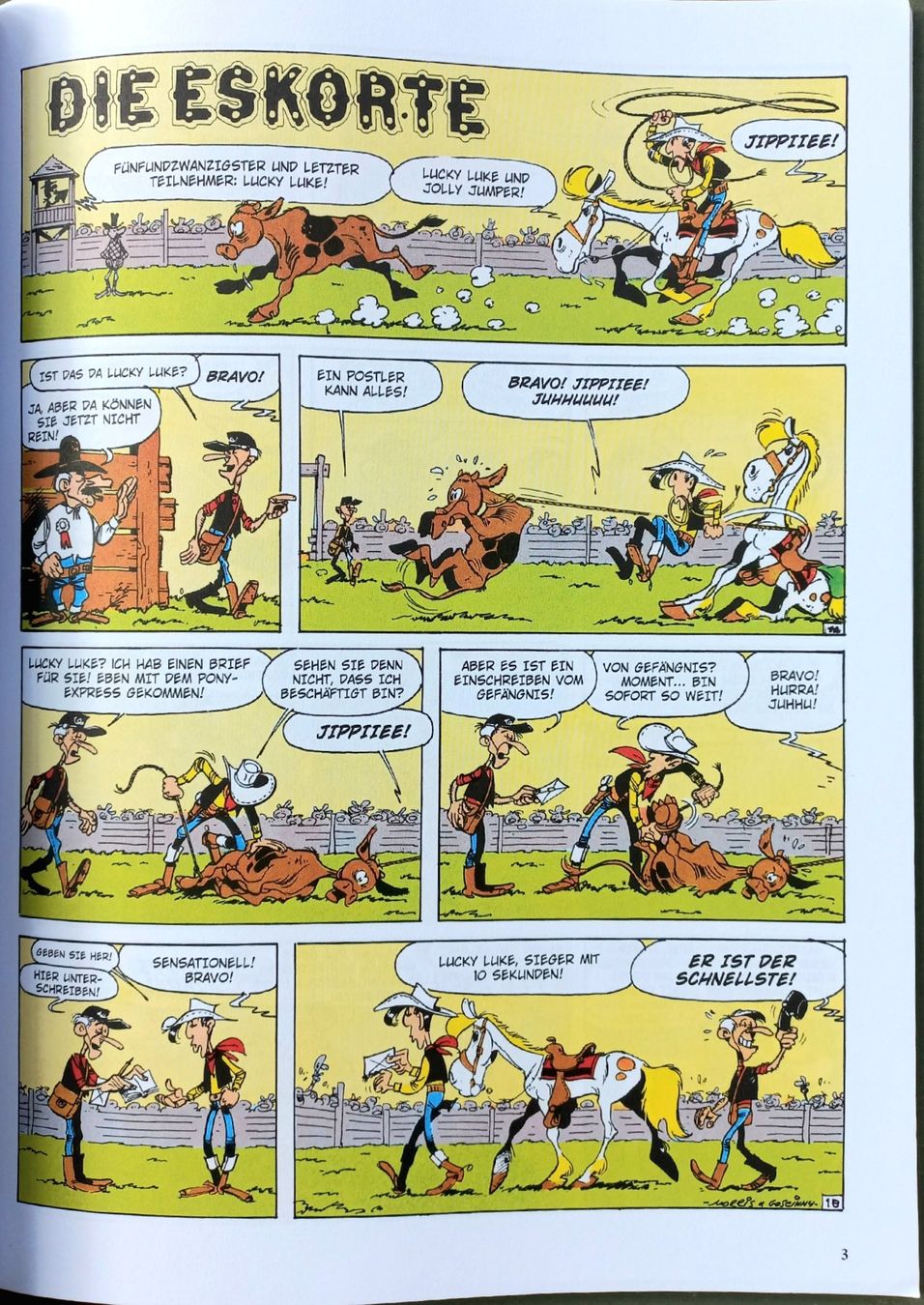Fumetti: Comic - Lucky Luke 44 - Die Eskorte – Nuovo (secondo la descrizione) da Niederuzwil venduto da lubimaja 1