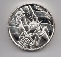 (504) 2 Unzen, Freiheitsstatue Relief, American Landmarks