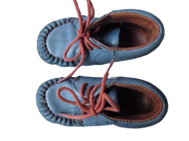 Bisgaard Scarpe da uomo: weiche BISGAARD Gr. 25 Leder Halbschuhe blau NP80.-+ – Usato da Basel venduto da frausommerwind