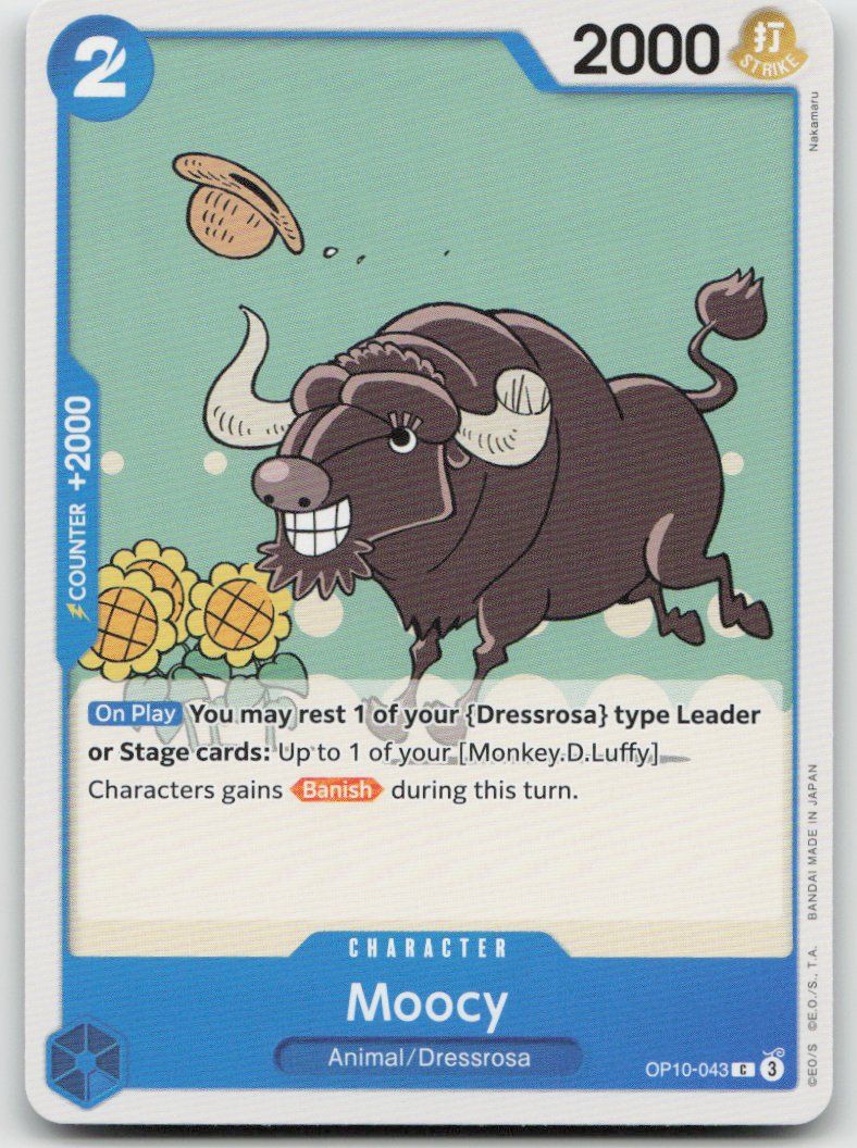 Bandai Sammelbilder & Trading cards: One Piece Moocy OP10-043 C – Gebraucht aus Lugano von VlaseCard