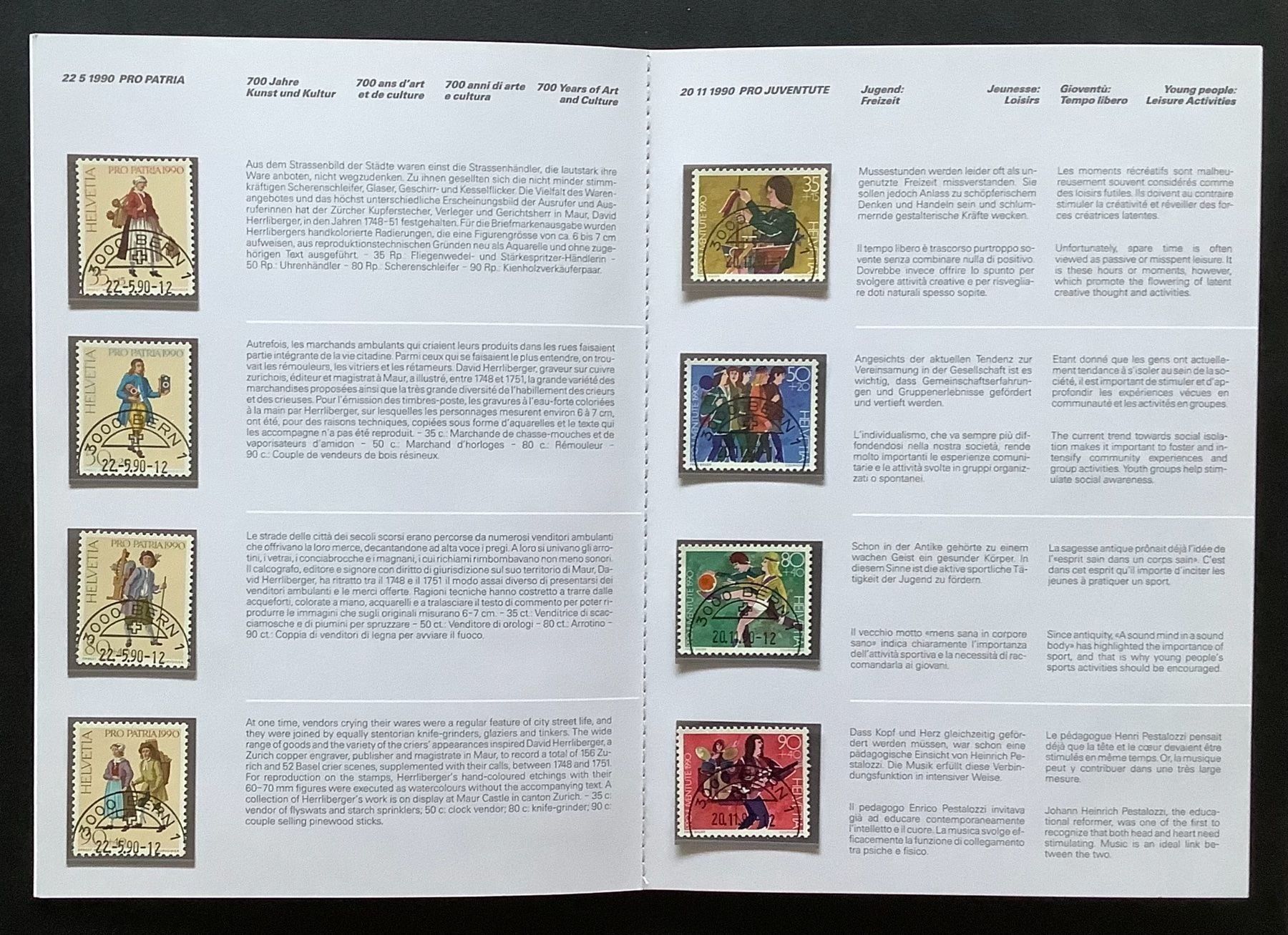 Alle Briefmarken: 1990 PTT Jahrbuch ET Postpreis 26.Kat.65 – Neu (gemäss Beschreibung) aus Liestal von Pep3