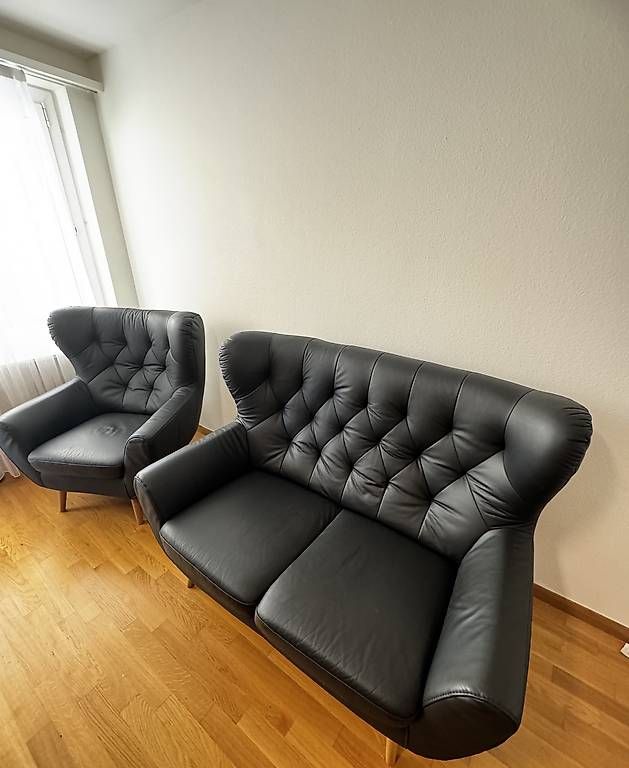 Sofas: Leder Sofa  – D'occasion à Kloten par ane_k9zz 3