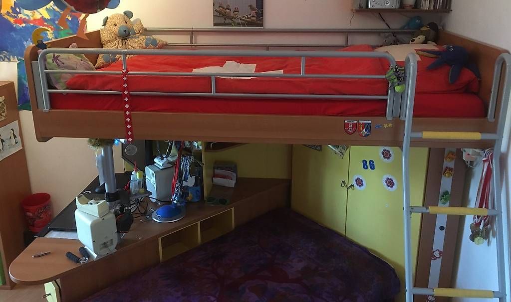 Letti: Letto a soppalco e armadio – Usato da Bosco Luganese venduto da palm73 1