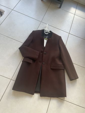  Zara Mantel braun, neu mit Etikett Grösse XS