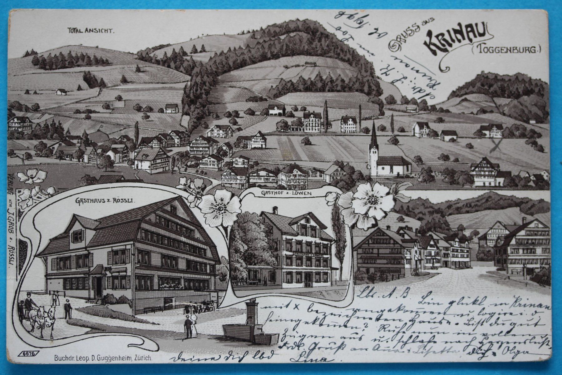 Cartes postales: KRINAU LITHO AK – D'occasion à Lotzwil par pirolh