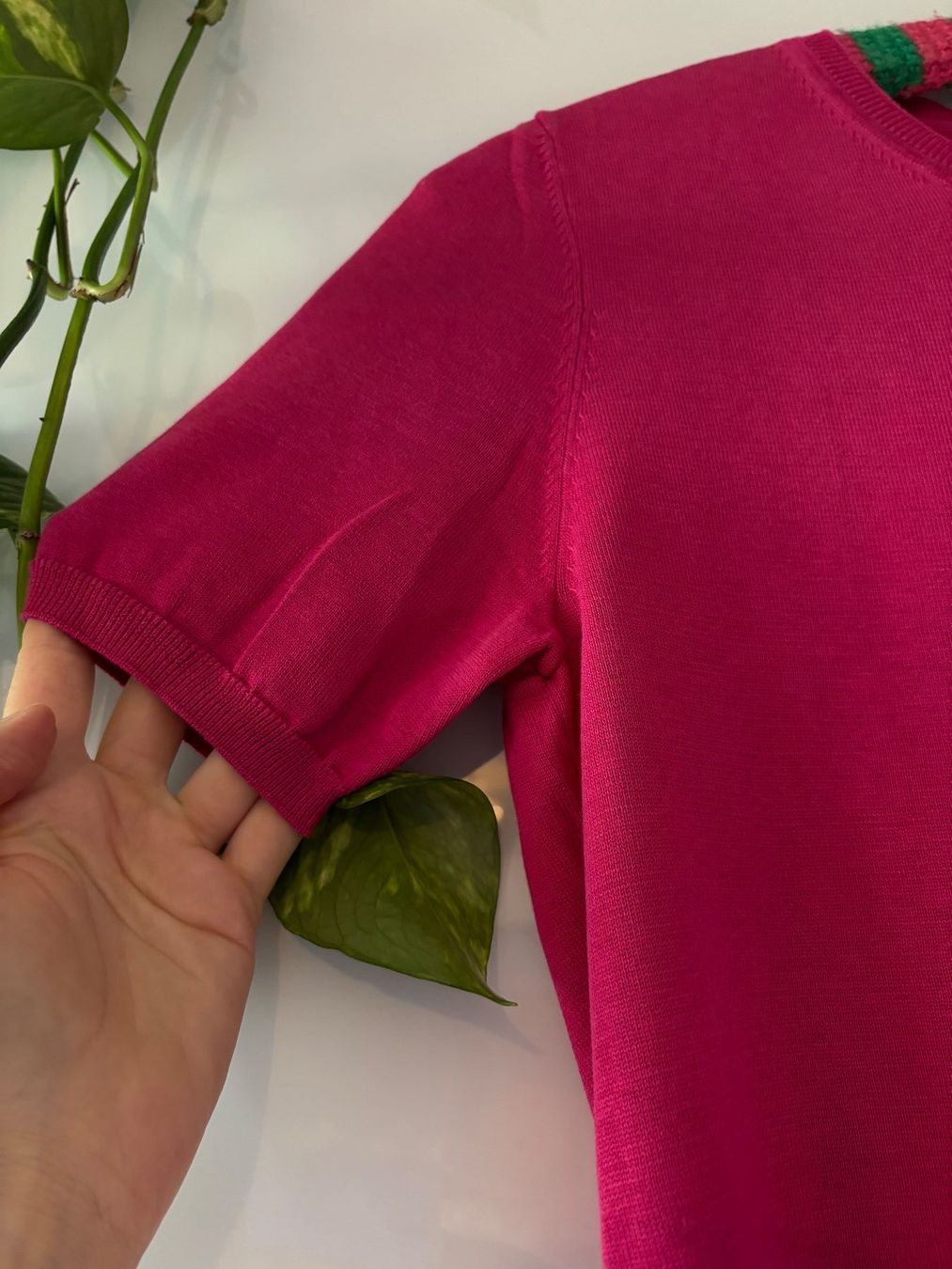 T-shirt: MOD CLASS pinkes Shirt mit Seidenanteil – Usato da Zürich venduto da missmodernage 1