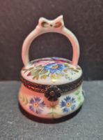 Porzellandose Handtaschenform „Limoges France“