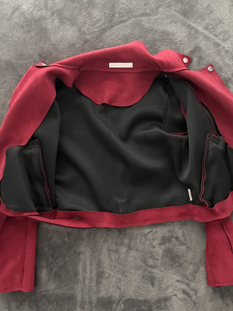 Giacche: Veste en daim rouge, classe, taille M – Nuovo (secondo la descrizione) da Meyrin venduto da Sandra6 3