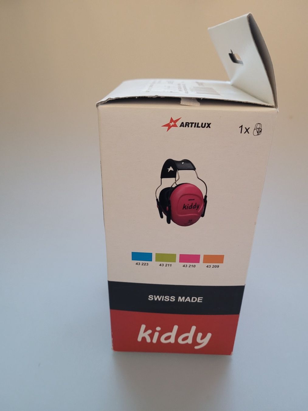 Kostüme: Gehörschutz  Orange Kiddy – Neu und originalverpackt aus Oberuzwil von aseinkaufswelt 1