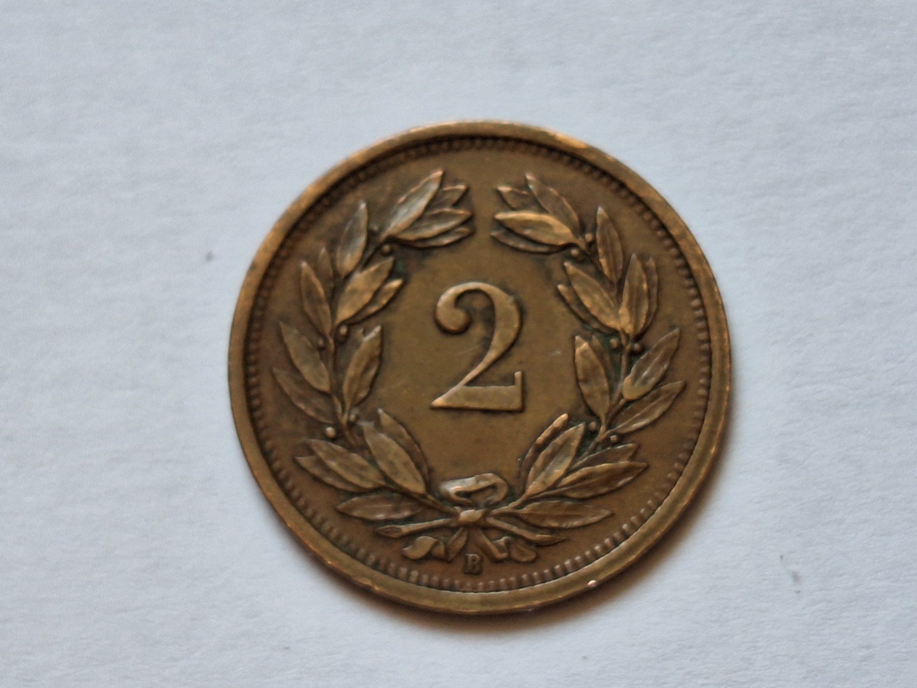 Alle Münzen: 2cts 1930 – Gebraucht aus Couvet von zeze03 1