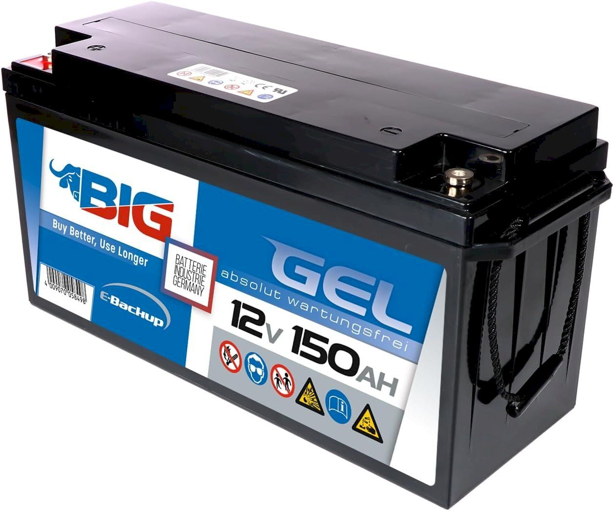 Caricatori & Batterie: BIG E-Backup GEL 12V 150Ah USV Batterie – Nuovo e nell'imballaggio originale da Bottighofen venduto da zaap 2