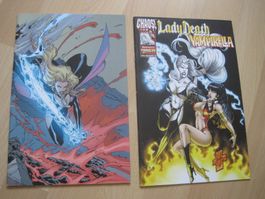 Lady Death & Vampirella & Variant Cover Action Comic 1999