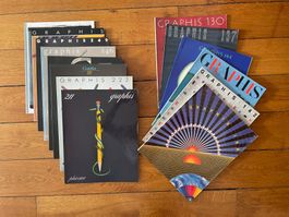 Lot GRAPHIS 67-90 Grafikdesign Gebrauchsgrafik