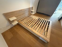 IKEA MANDAL Bettgestell mit Schubladen 160x200 cm inkl. Kopf