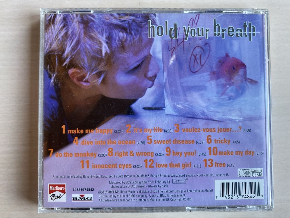 CD: Core - Hold Your Breath - CD Album – Usato da Oberried Brienz venduto da Chyara 1