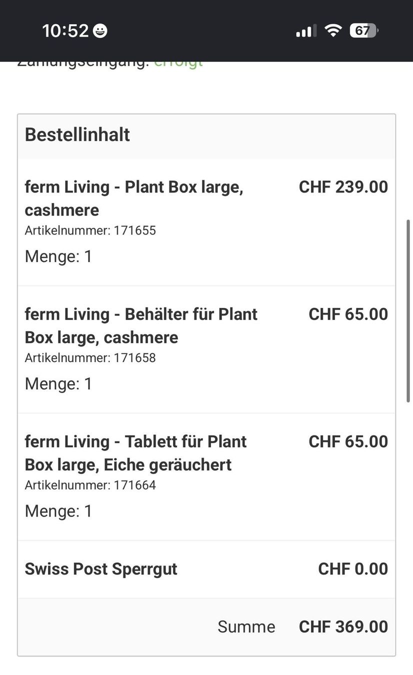 Ferm living Pots de fleurs: ferm Living Plant Box Large Cashmere – D'occasion à Bern par Harrison2 4