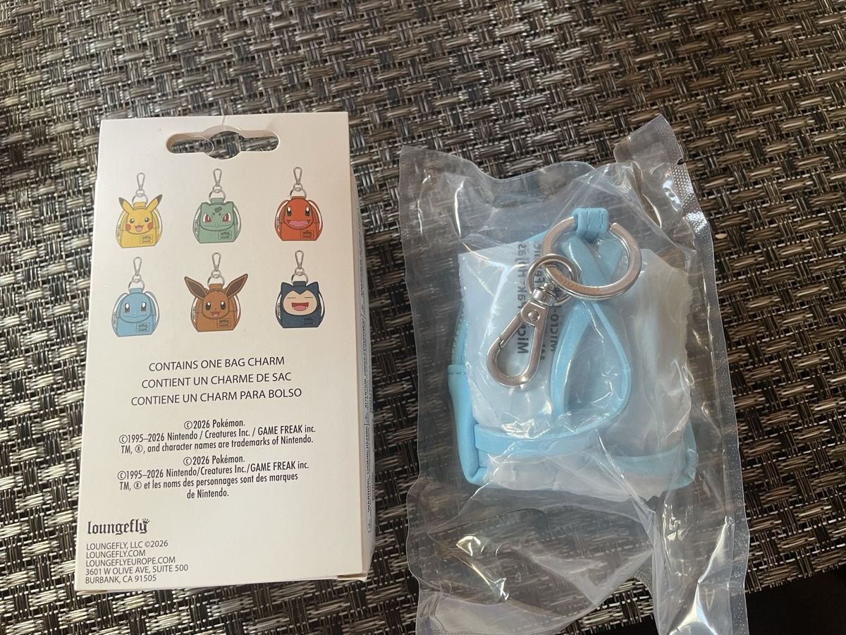 Pokémon Giocattoli: Pokemon Squirtle mini backpack Bag Charm New – Nuovo e nell'imballaggio originale da Buttikon SZ venduto da trzurigo 1