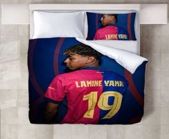 Bettwäsche Duvet Messi oder Lamine Yamal Schweizer Masse