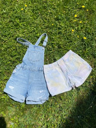 zwei kurze Hosen 1x Grösse 140; 1 x 158, H&M