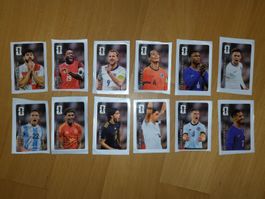 🔥Komplettes Set -Alle 12 Panini Coca Cola Sticker CC01-CC12