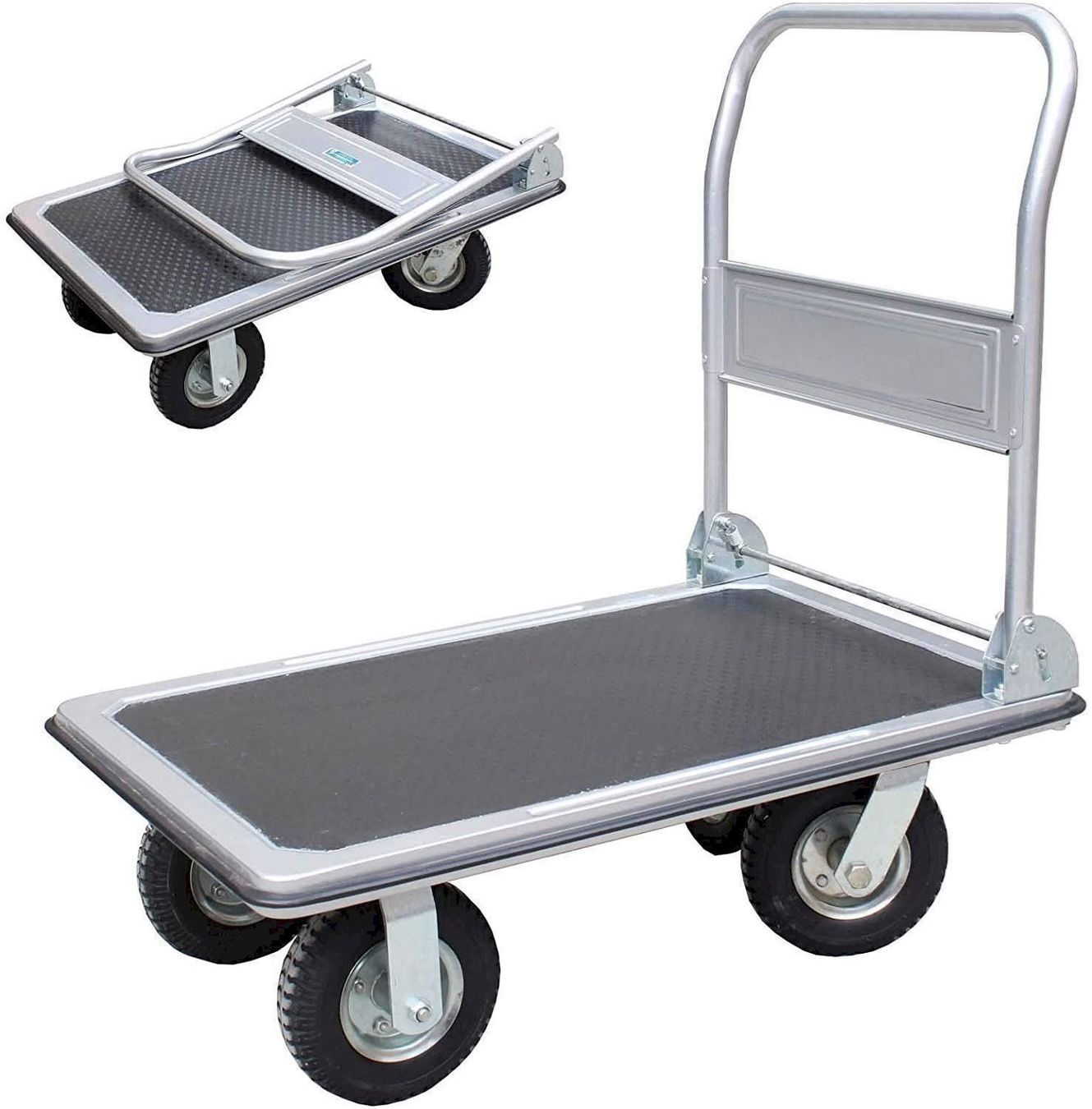 Carrelli di trasporto: Plattformwagen 300 kg luftbereift – Nuovo e nell'imballaggio originale da Bottighofen venduto da zaap