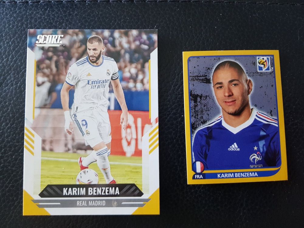 Carte Panini Foot 2009 – Lyon – Karim Benzema – Occasion