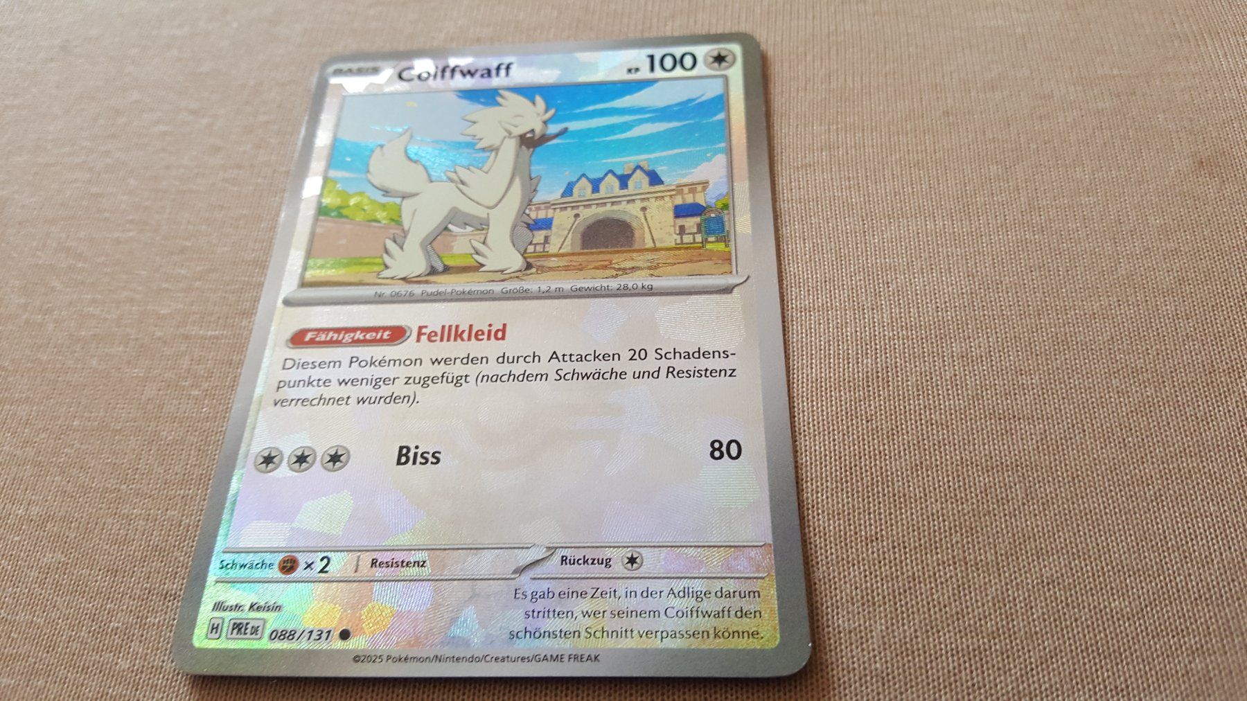 Pokémon Carte collezionabili: Pokemon Coiffwaff pokeball reverse – Usato da Arni AG venduto da Belgarion