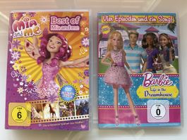 2 DVDs Mia and me, Barbie Life in the Dreamhouse