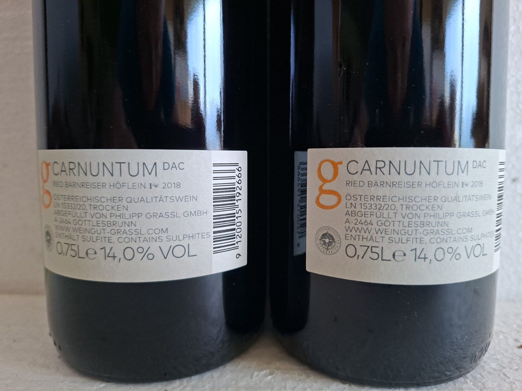 Vino: Ried Bärnreiser Carnuntum DAC 2018 - Philipp Grassl – Nuovo e nell'imballaggio originale da Vionnaz venduto da Trompette 1
